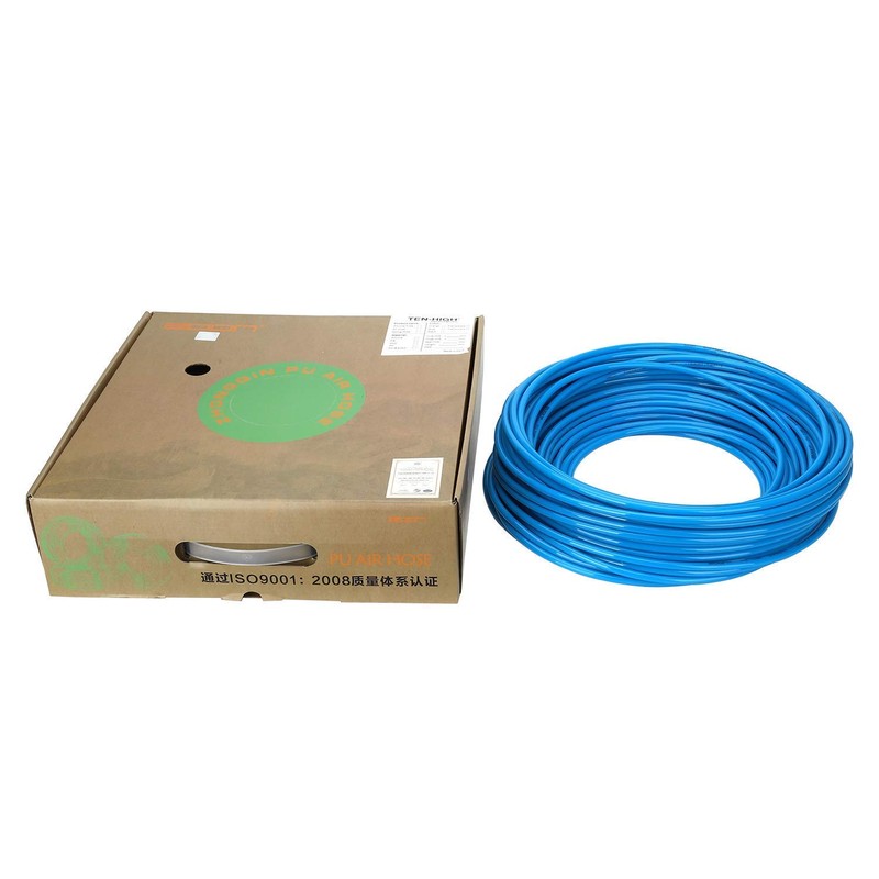 TEN-HIGH 15 m PU Air Hose Pneumatic Hose 4 mm