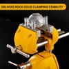 Dazefree Bench Vise, 360° Swiveling Articulating Vise, Clamp-On Vise for