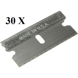 Razor Blades Single Edge Extra Sharp Super Strong  Made in USA!! - 30 Pieces