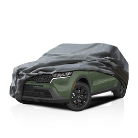 5 Layer Car Cover for Kia Sportage 2023-2024 LWB SUV 4-Door, Semi Custom Fit Full Coverage Pollution, Dust, Sun, Snow, Rain, Hail All Weather Protection, Breathable