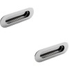 2 Pack | Low Profile Recessed Flush Pull- 120 x