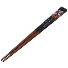 Skater ANN4SQ-A Painted Chopsticks, 8.3 inches (21 cm), Princess Mononoke Mask, Studio Ghibli