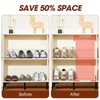 MOVDEET 20 Pack Shoe Slots Organizer,Adjustable Shoe Stackers for a