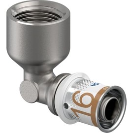 Uponor S-Press Plus MLC Elbow Sleeve 16 x 1/2 Inch Female 90 Degrees