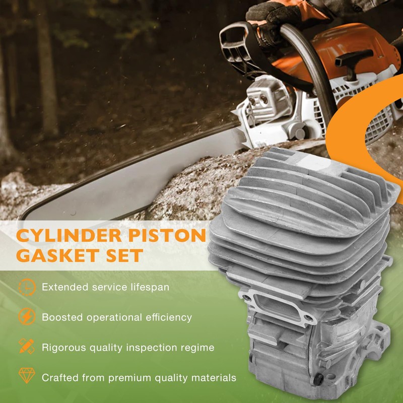 1141 020 1204 Cylinder Piston Kit Compatible with Stihl Chainsaws