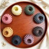 Bird Nest Magic Hair Clips 8 Pcs Mixed Color Frosted
