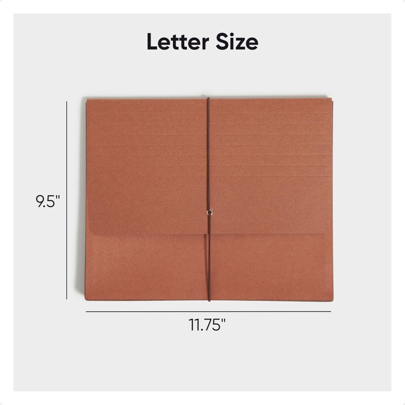 Smead Redrope Expanding File Wallet, Expanding File Organizer, Accordion Folder