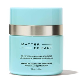 MATTER OF FACT MATTER OF FACT Maximalist Age-Defying Moisturizer, Peptide + Hyaluronic Acid Hydration Face Cream for Fine Lines & Dark Spots, 50ml