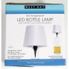 West Bay Wireless Bottle Lamp Rechargeable Dimmable White LED Table