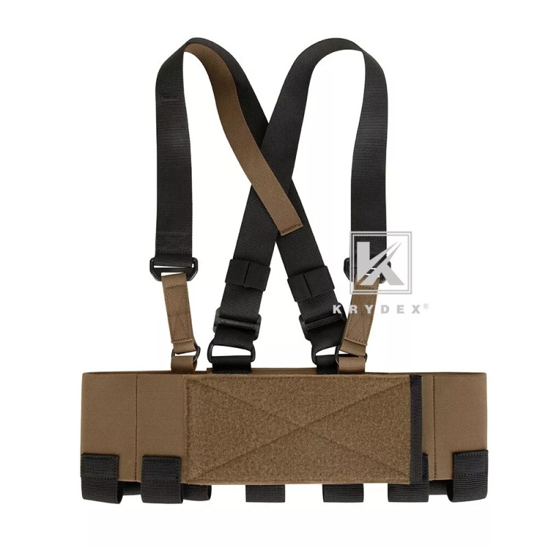 KRYDEX Concealed Carry Low-Vis Ready Chest Rig Elastic Cummerbund Coyote