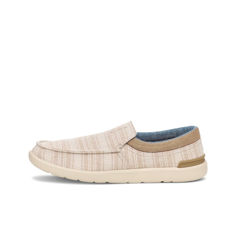 Sanuk Hangout Lite Stripe Oat Stripe 10 D (M)
