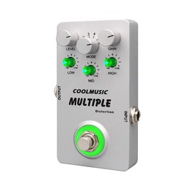 Coolmusic A-MT6 Digital Distortion Guitar Effect Pedal with 6 distortions