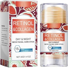Stick De Cuidado Facial Y De Cuello, Anti-Edad Crema De Retinol Y Colágeno Hidratante Facial Crema Sticks Hidratantes Para Reducir Las Arrugas Finas Y Las Arrugas Del Rostro Y El Cuello