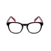 Select-A-Vision VK Couture Fashion Blue Light Eyewear, EVKB04-150-644, Black Red