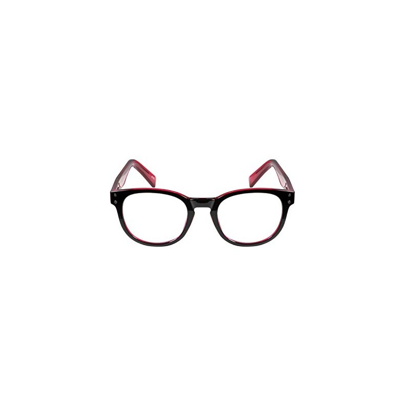Select-A-Vision VK Couture Fashion Blue Light Eyewear, EVKB04-150-644, Black Red
