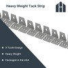 House2Home Heavy Weight Upholstery Metal Flexible Tack Strip Supplies, 20ft