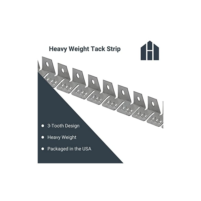 House2Home Heavy Weight Upholstery Metal Flexible Tack Strip Supplies, 20ft