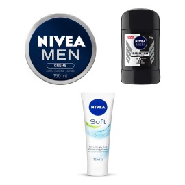 Kit Nivea Men Crema - Desodorante - Soft Hidratante