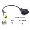 LoongGate 6 Pin auf Standard OBD2 16 Pin Verlängerungsadapter Anschlusskabel