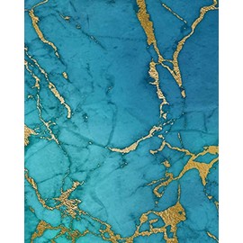 Gilded Gold Composition Notebook - Large Ruled Notebook - 8x10 Lined Notebook (Softcover Journal / Notebook / Diary) (8x10 Lined Softcover Notebook, Band 204)