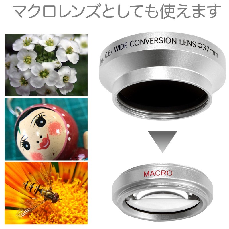 My Lens JTT Online MLE46W06 Video Camera Wide Angle 0.6x