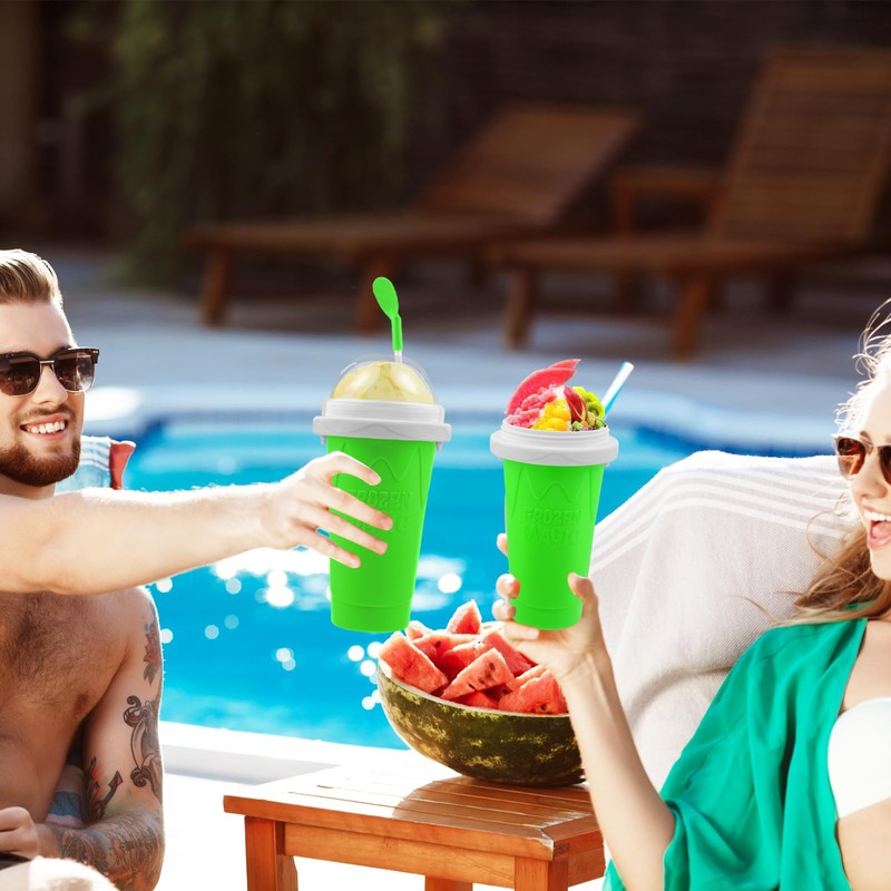 Slushie Maker Cup - DIY Magic Slushy Maker Squeeze Cup,