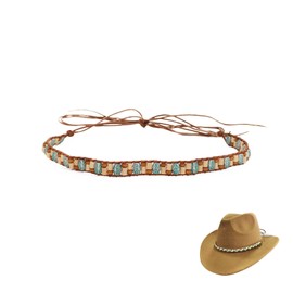 nemokamai Cowboy Hat Bands for Men Women,Braided Hatbands Belt for Cowboy/Western/Fedora/Cowgirl Hats