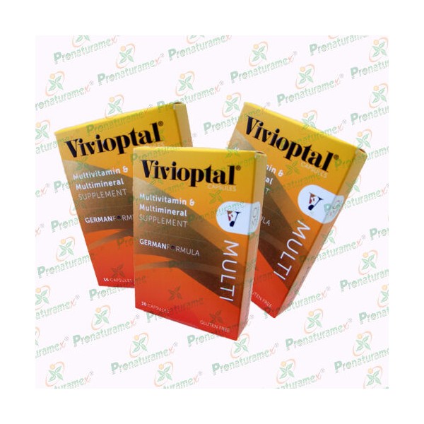 3 PACKS Vivioptal Multi, German Formula, 30 Soft gels
