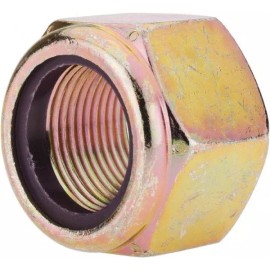 Accurate (Qty 25) 1/2-20 Fine Grade 8 Nylon Insert Locknuts Nylock Yellow Zinc Plated