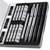 Four Candies 4PCS Metal Mechanical Pencils Set with Case, 0.5mm