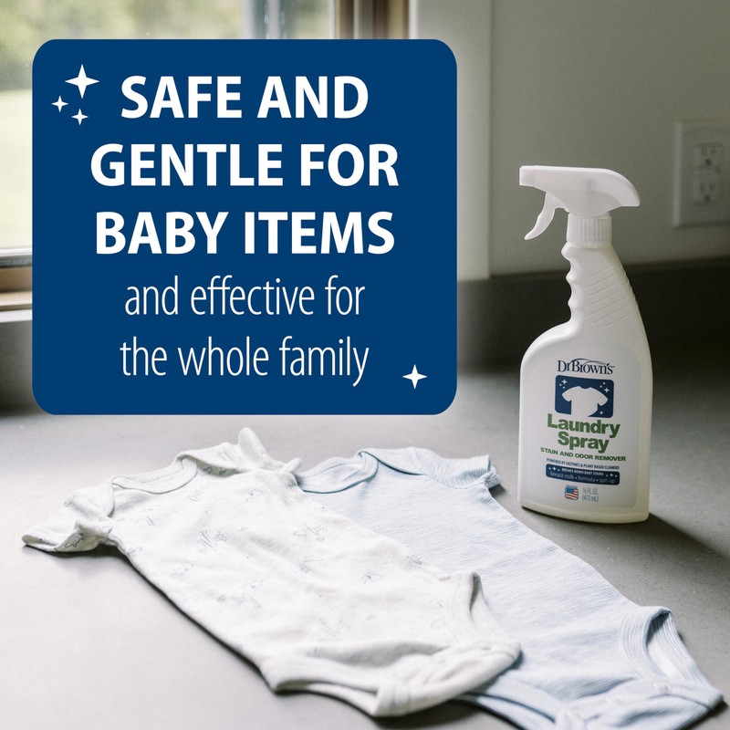 Dr. Brown's Laundry Spray Stain and Odor Remover for Baby