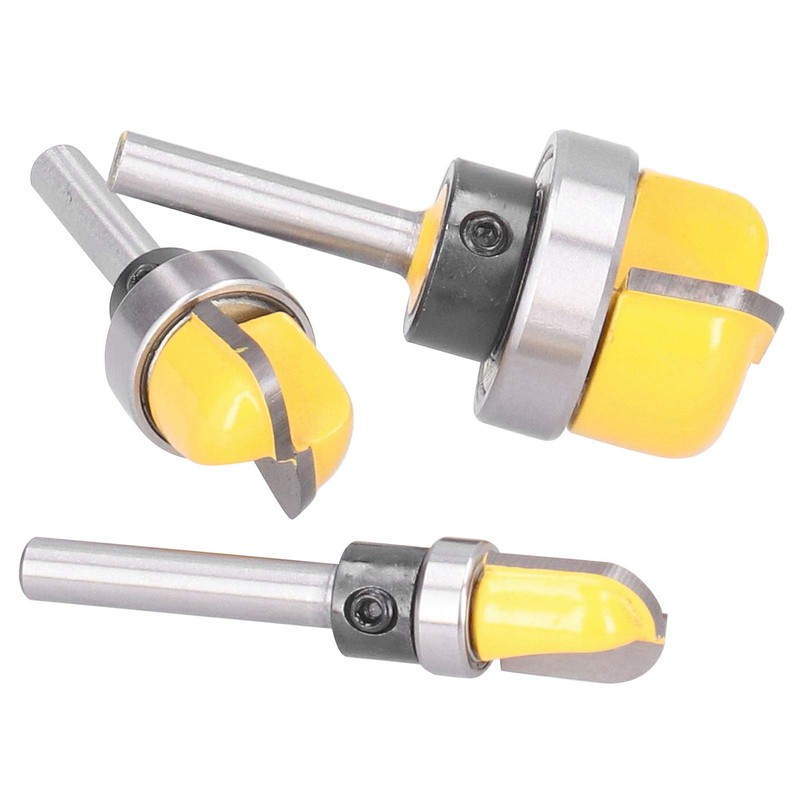 Mxzzand Core Box Router Bit 6 mm Shank Bowl and