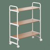Winmok pattern mobile shelf 3-tier