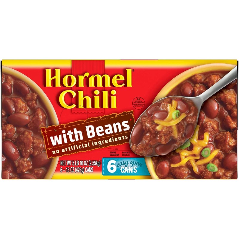 Hormel Chili with Beans 15 oz., 12 pk.