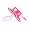 Landofgenie Large Shield Adult Size Pacifiers Set Moon Shape Transparent