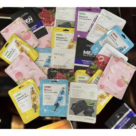 20 Mascarillas Faciales Hidratantes Tipo Coreanas Surtidas Todo Tipo De Piel