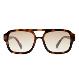 AIRE Aquarius Sunglasses - Dark Tort, Aviator, Unisex, Classic 'Everyday' Style