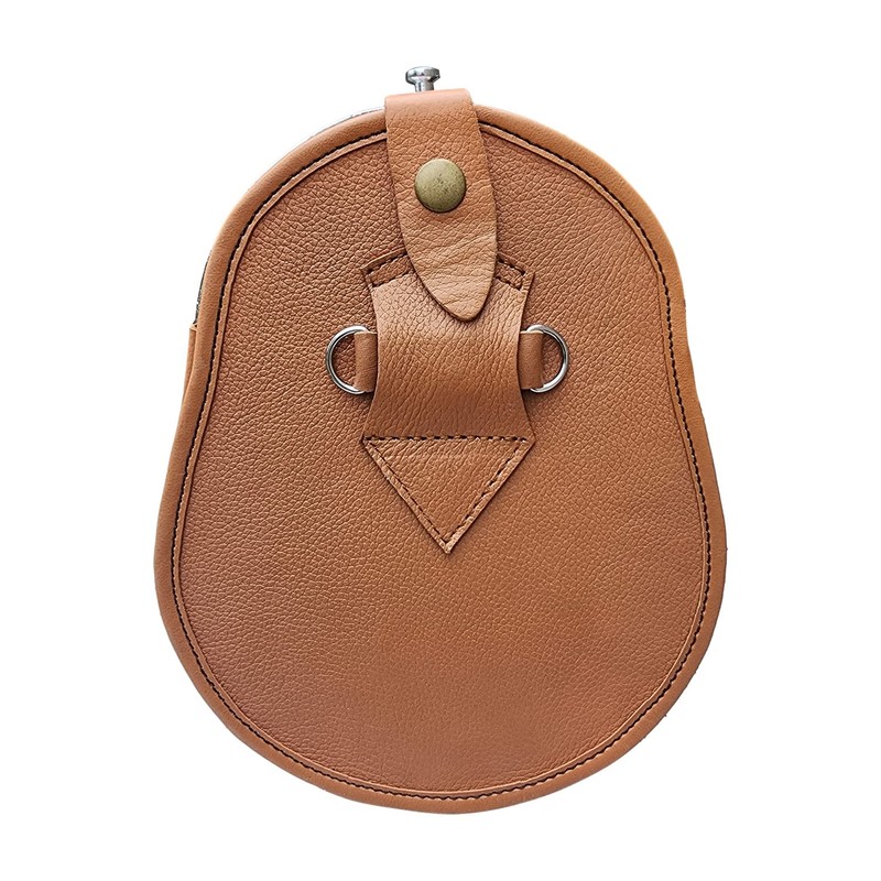 CLOUD KILT Seal Brown Leather Sporran