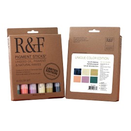 R&F Handmade Paints Oil Pigment Stick Limited Edition Set of 6 Colors