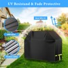 VDISRR Weatherproof Grill Cover, 420D Oxford Gas Grill Tarpaulin, Waterproof