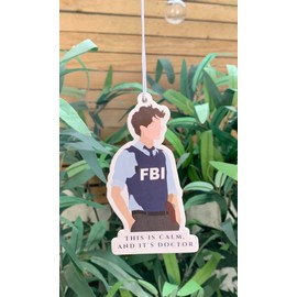 Dr. Spencer Reid Car Air Freshener | Criminal M!nds Gift | Vanilla Scented | Spencer Reid Decoration | Unique Freshener | Funny Novelty Gift