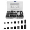 80pcs ABS Round Spacer Washer Assortment Kit Insulation Spacer, for