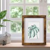 SESEAT 8x10 Picture Frame Brown Set of 6, Display Pictures