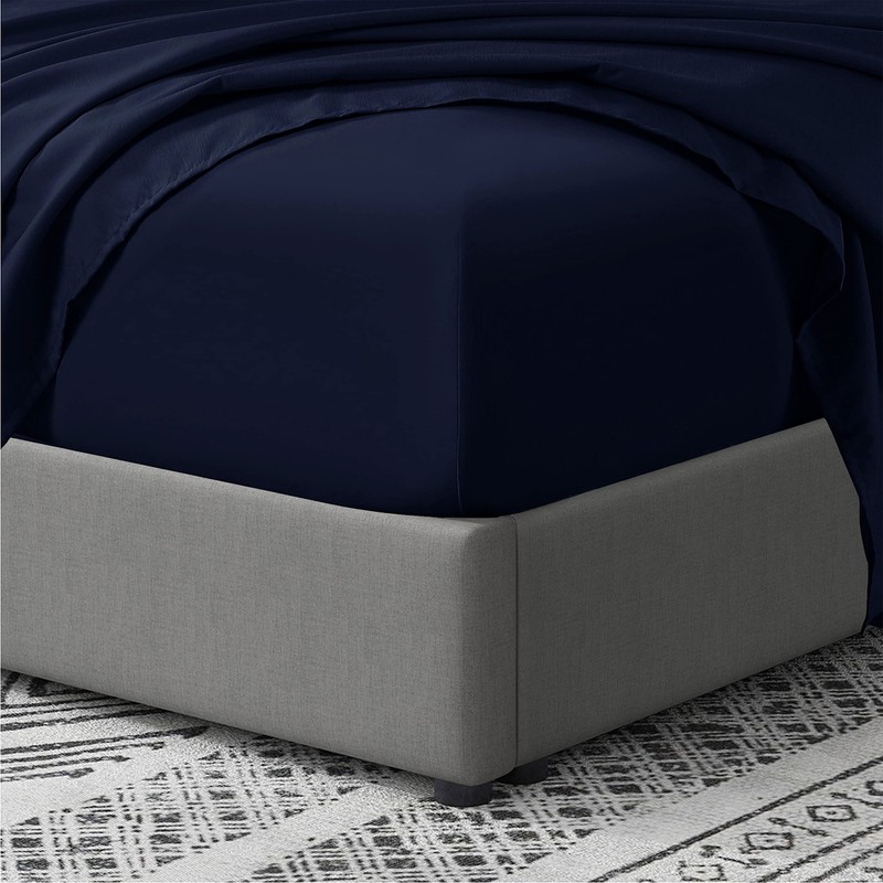 Cathay Home Twin XL Fitted Sheet - Double Brushed Ultra