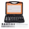 44pcs Thread Pitch Gauge Male Female Thread Identification Tool Nut
