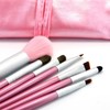 Lucky Interests Portable Makeup Brushes Set, 7Pcs Travel Synthetic Makeup