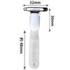 Band With Safety Pins Clips White 10 Pcs
