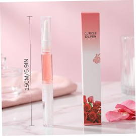 Bolígrafo de aceite para cutículas, fortalecedor de uñas con fórmula nutritiva, herramientas manicura portátiles para cutículas secas y uñas sanas, bolígrafo aceite para crecimiento