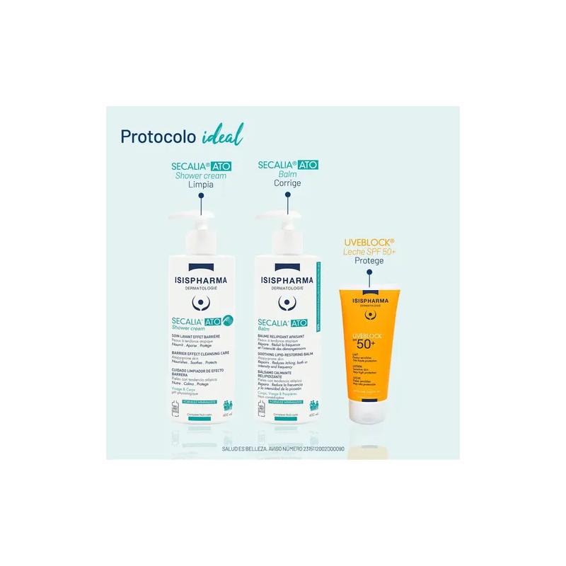 Isispharma Secalia Ato Shower Cream 400ml Crema De Baño