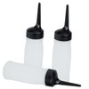WOONEKY 3pcs Dry Cleaning Bottle Hair Dye Bottle Applicator Bottle